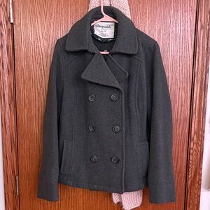 Aeropostale Charcoal Pea Coat